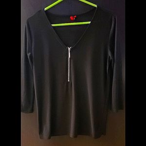 Nice black shirt w mesh sleeves